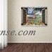 Trademark Fine Art "Tropical Window to Paradise III" Canvas Art by Leo Kelly   564064418